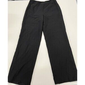 Talbots Women's Black Crepe Wide Leg Pants, Size 8